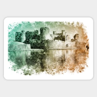 Caerphilly Castle Sticker